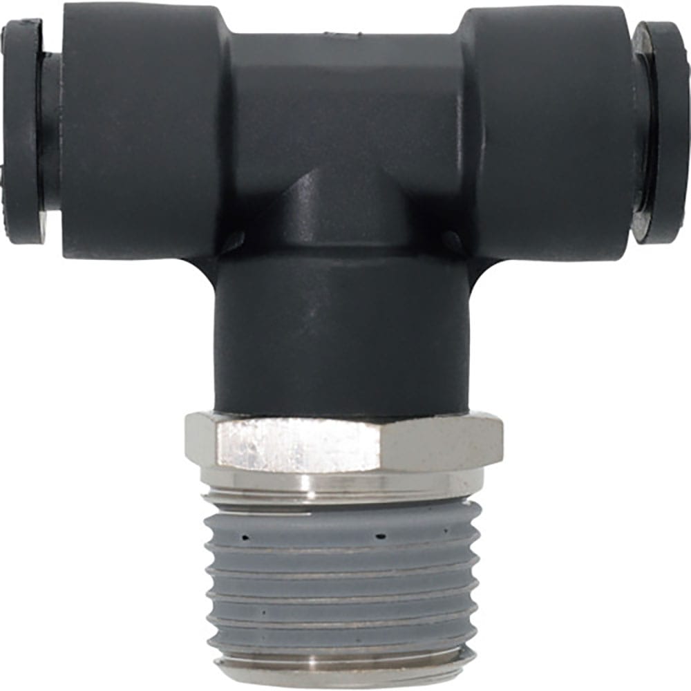 潤工社　ワンタッチ継手Ｍシリーズ　テー　１０ｍｍ　　ＰＴ１／２　ＰＴＡＭ－１０－ＰＴ１／２－ＰＭ＿