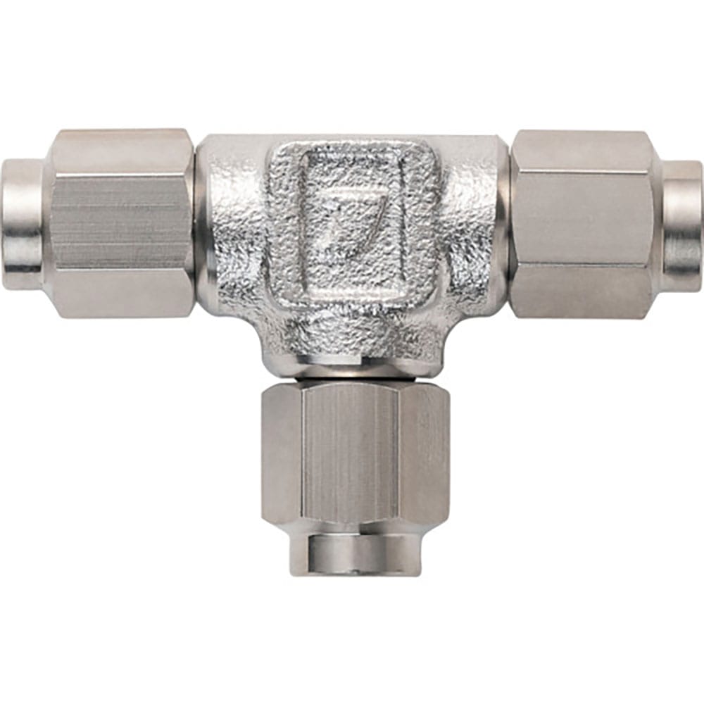 潤工社　ステンレス継手　ユニオンティー（ミリ系列）　６×４ｍｍ　ＴＵ－６Ｘ４－ＳＵＳ＿