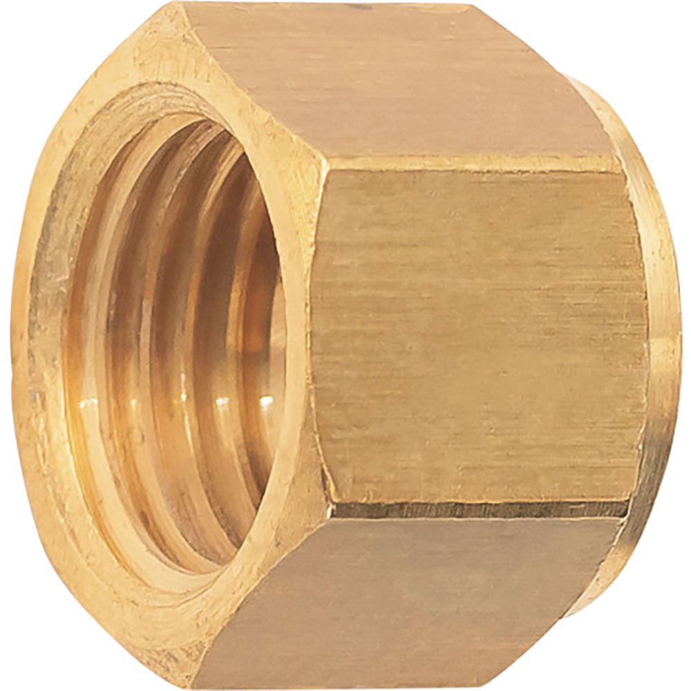 潤工社　黄銅製継手（ミリ系列）　袋ナット　１６ｍｍ　ＵＮ－１６＿
