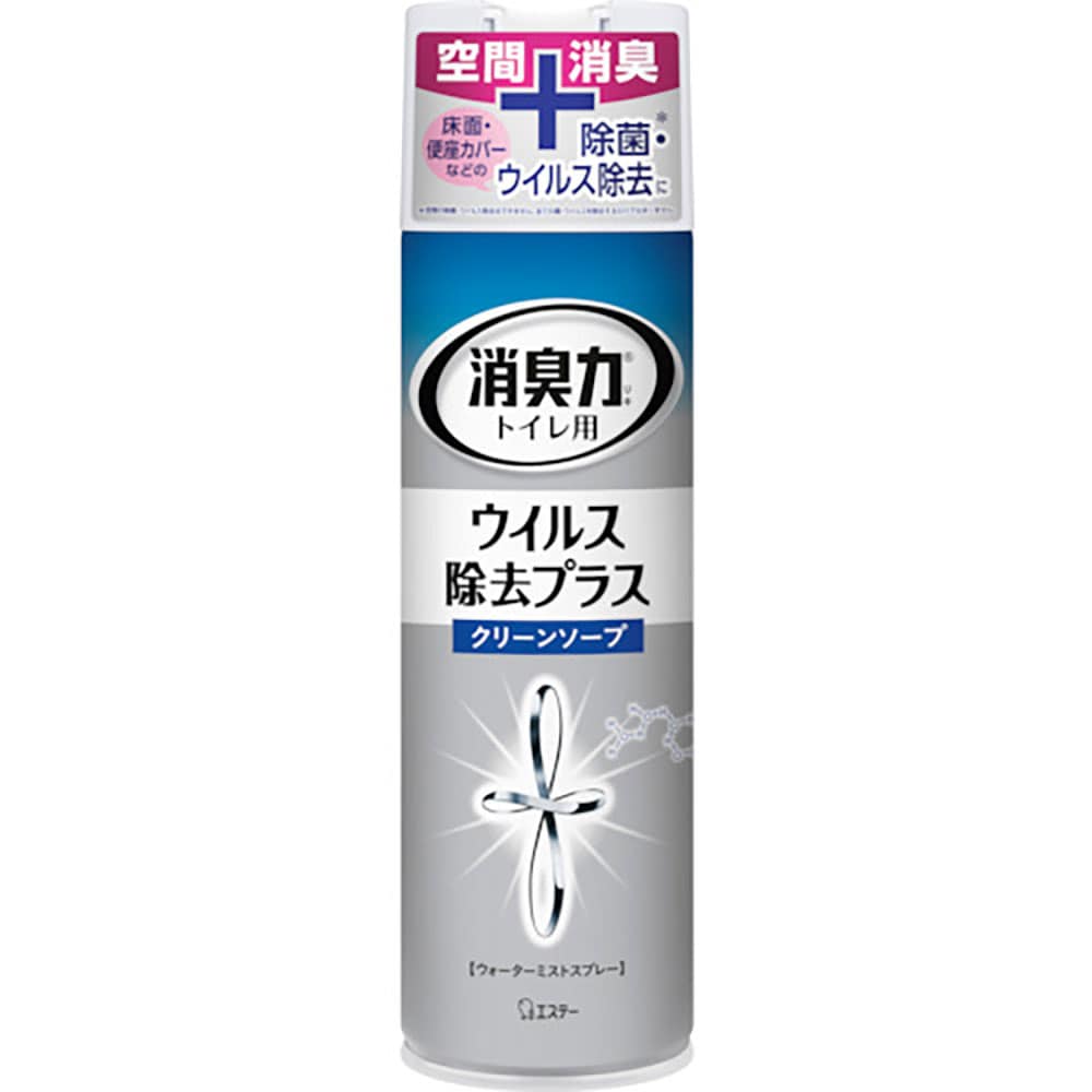 エステー トイレの消臭力スプレー ウイルス除去プラス クリーンソープ ST12960_