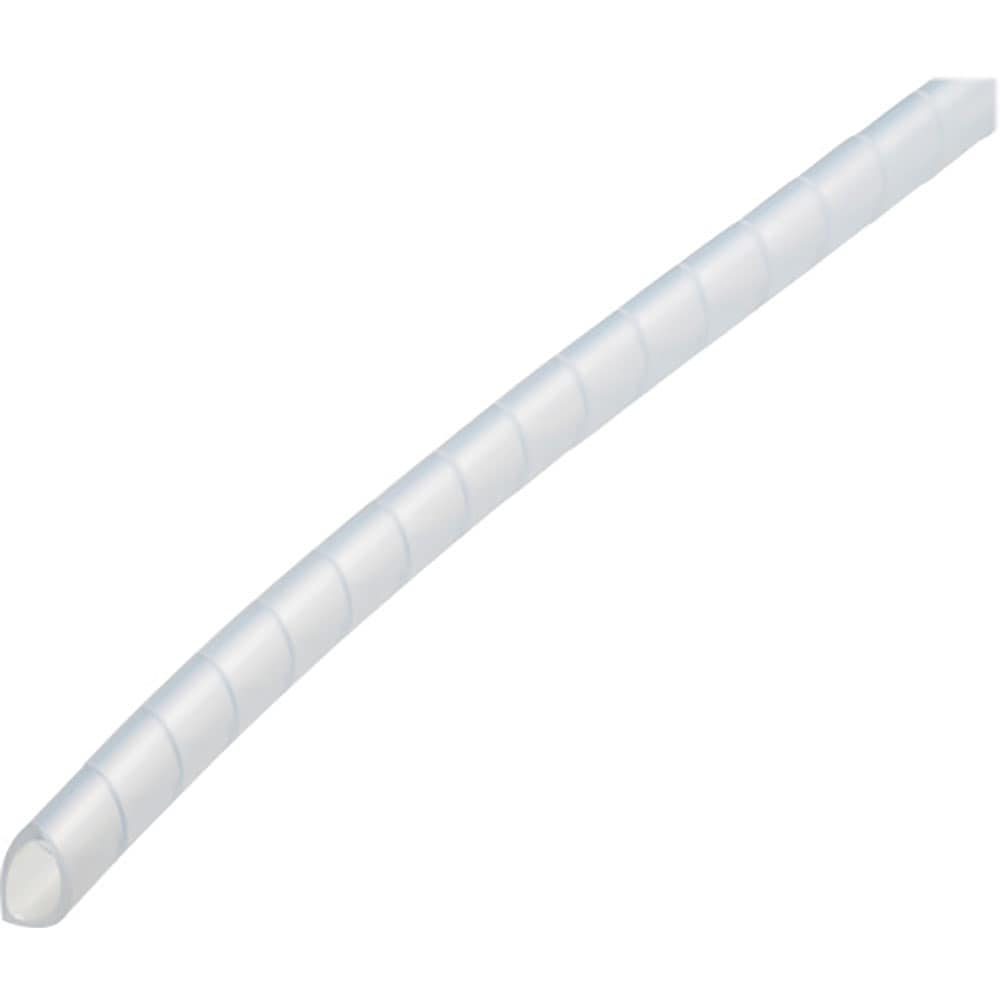 潤工社 ポリエチレンスパイラルチューブSE 10X8mm 100m 乳白 SE-10-N-100_