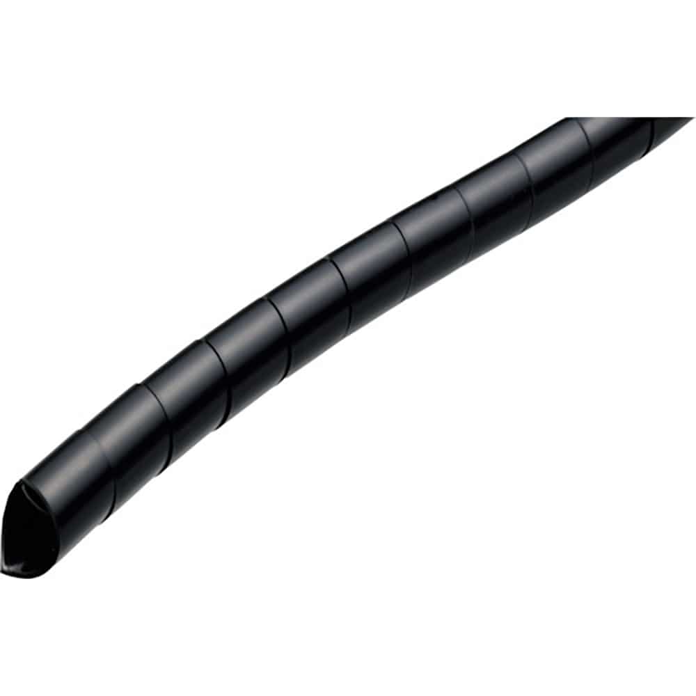 潤工社 ポリエチレンスパイラルチューブSE 15X13mm 50m 黒 SE-15-BK-50_