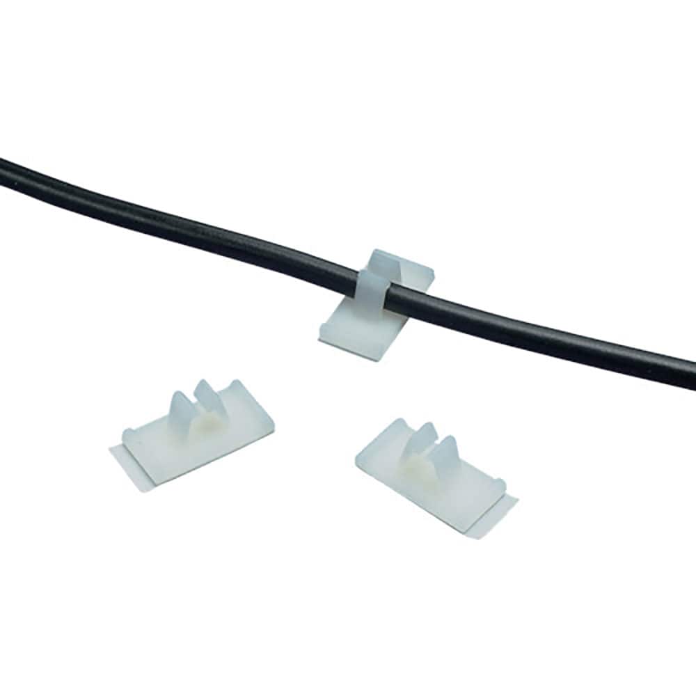 PANDUIT 固定具 コードクリップ ナチュラル (100個入) VCC25-A-C_
