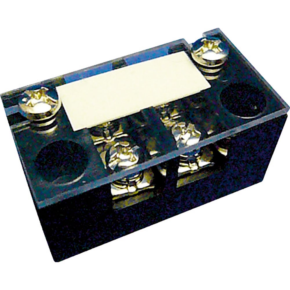 サトーパーツ 中継用2列型端子台 ML-1シリーズ 300V-15A 極数2 ML-1-2P_