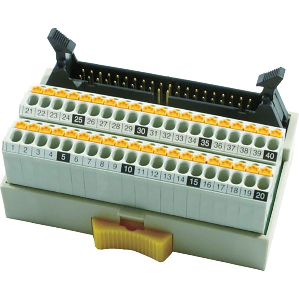 TOGI スプリングロック式コネクタ端子台 極数40 PCX-1H40-TB40-K-CPU_
