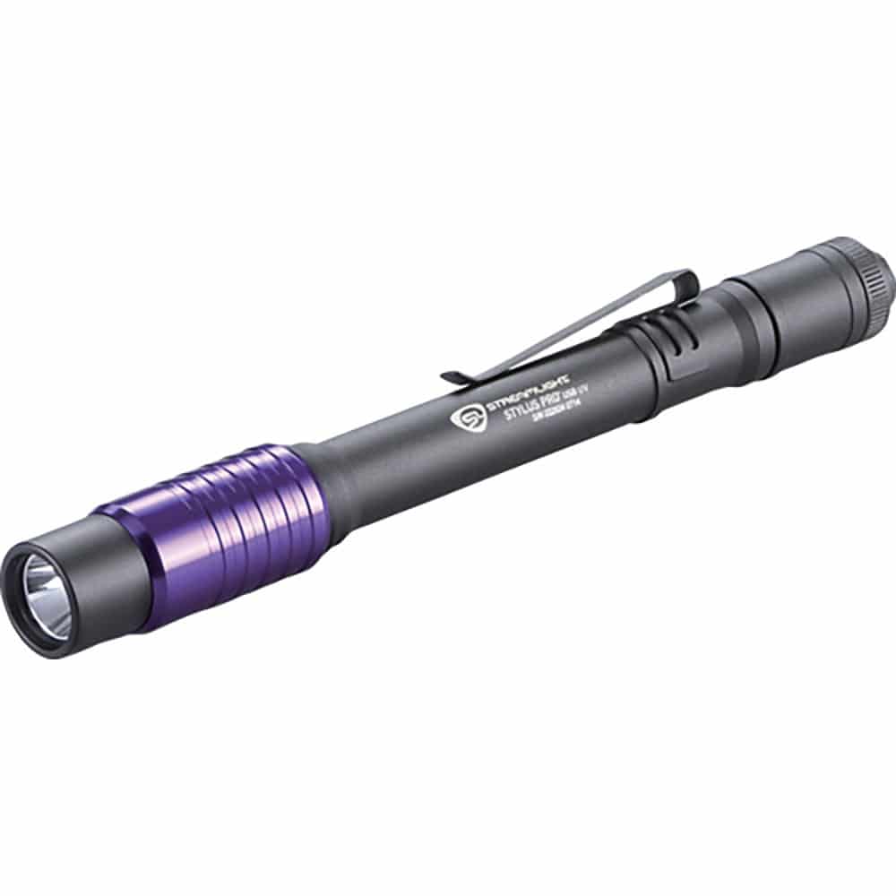 ストリームライト ペン型充電式UVライト スタイラスプロUSB UV(ブラック) 093UV_