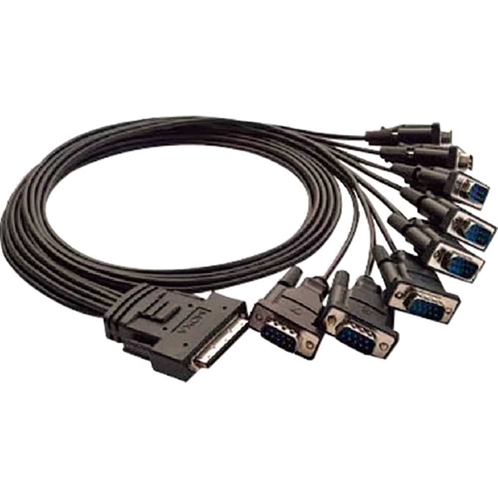 MOXA DB68オス/DB9オス×8 ケーブル 100cm CBL-M68M9X8-BK-100_