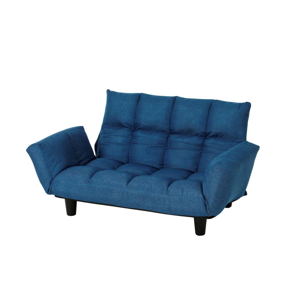 アテーナライフ　リクライニングカウチソファ　ネイビー