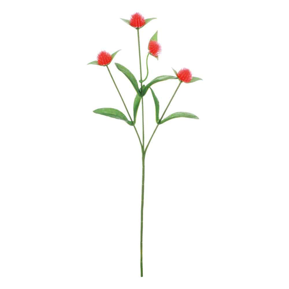 造花　センニチコウ　レッド　ＦＦ－３０８１　Ｒ