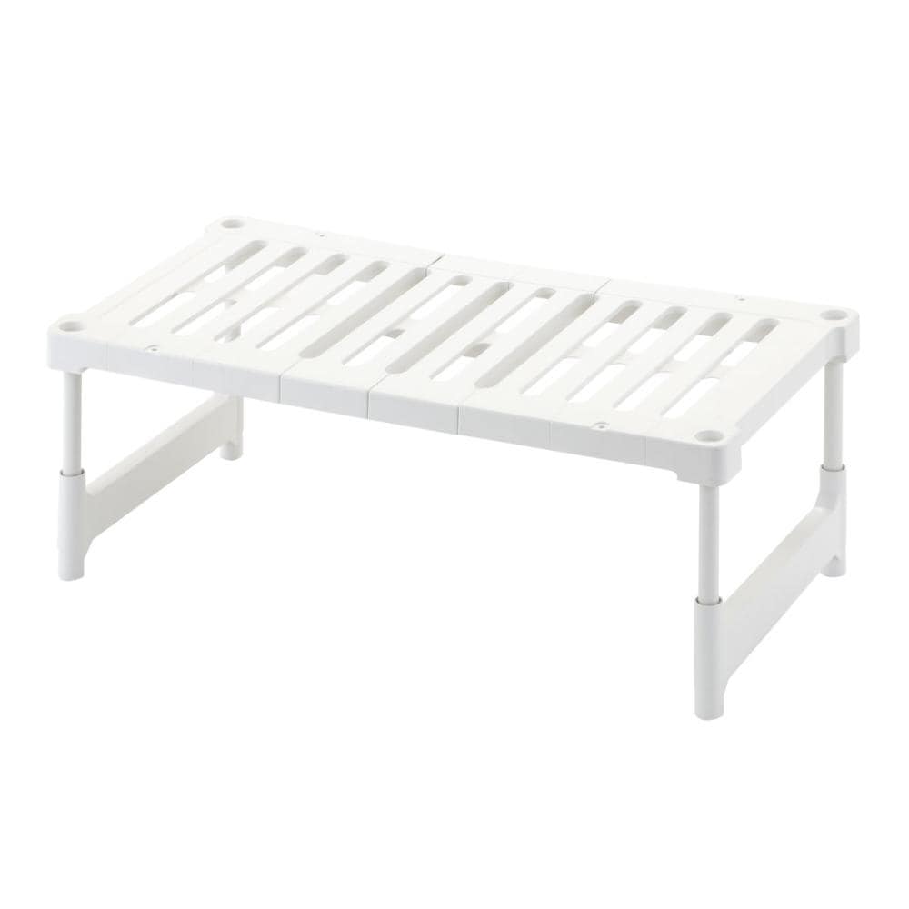 アテーナライフ　連結できる押入れ整理棚　ヨコ伸縮　幅７５．５～９０×高さ３０／３５×奥行３７ｃｍ