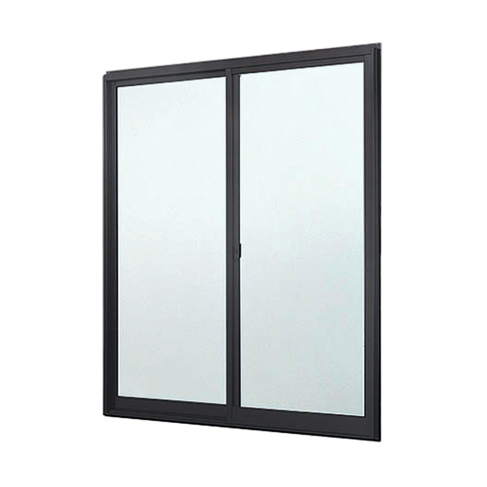 ＬＩＸＩＬ　トステム　引違い窓　アトモス２　幅７８０×高さ９７０ｍｍ　透明ガラス　３ｍｍ　枠色：ブラック　０７４０９　ＦＬ３