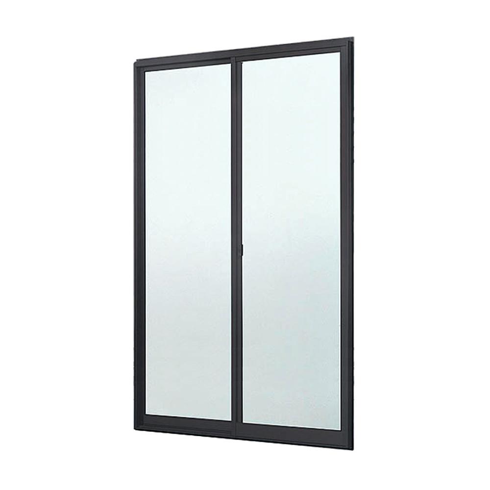 ＬＩＸＩＬ　トステム　引違いテラス　アトモス２　幅１６９０×高さ１８３０ｍｍ　透明ガラス　３ｍｍ　枠色：ブラック　１６５１８　ＦＬ３
