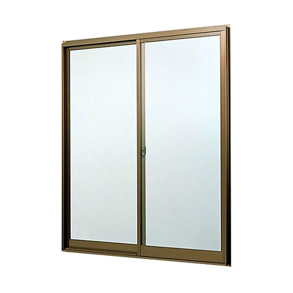 ＬＩＸＩＬ　トステム　引違い窓　アトモス２　幅１６９０×高さ９７０ｍｍ　透明ガラス　３ｍｍ　枠色：ブロンズ　１６５０９　ＦＬ３