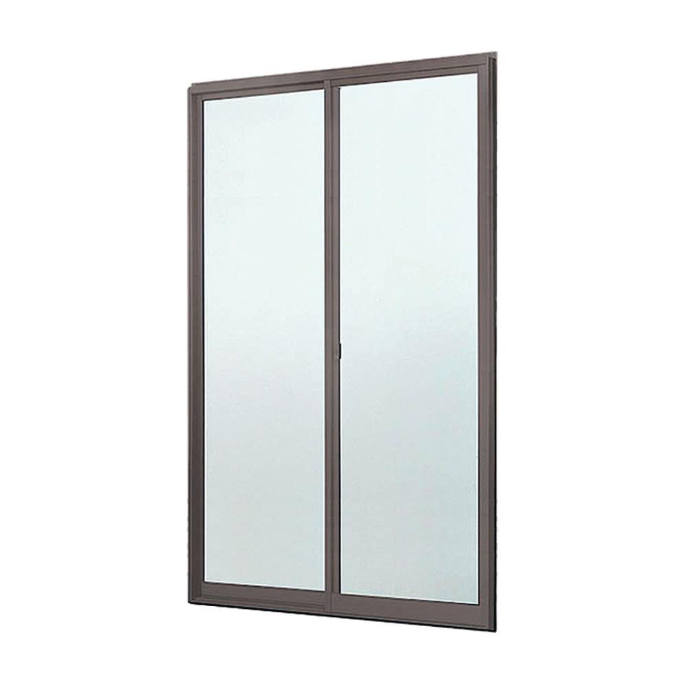 ＬＩＸＩＬ　トステム　引違いテラス　アトモス２　幅１６９０×高さ２０３０ｍｍ　型ガラス　４ｍｍ　枠色：オータムブラウン　１６５２０　Ｆ４