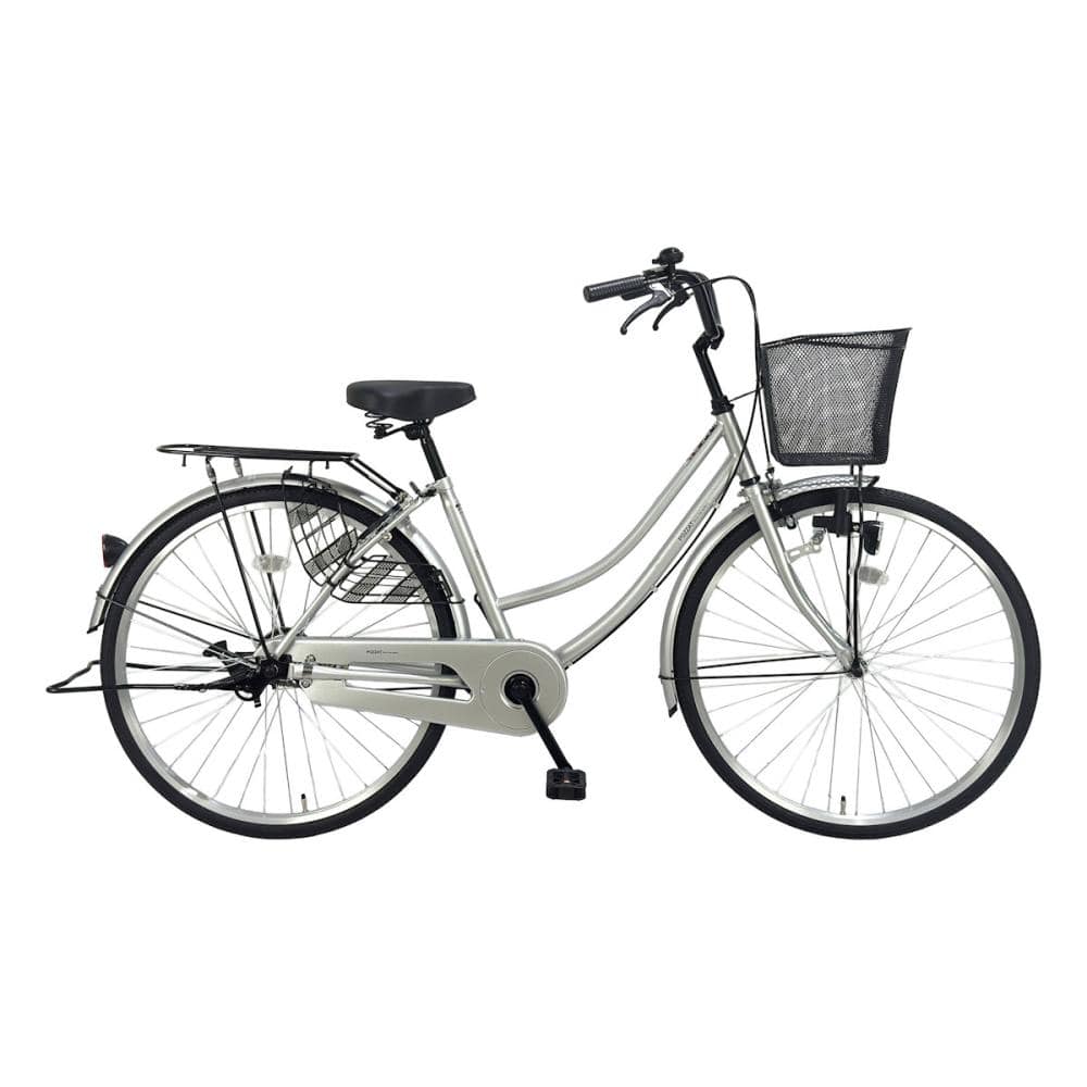 【限定商品】大日産業 軽快車 ポザット 27インチ シルバー D25