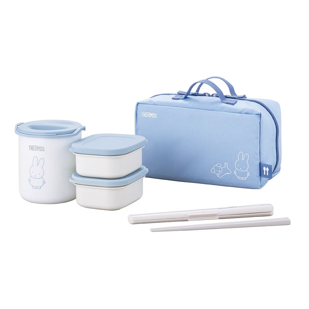 サーモス　保温弁当箱　アッシュブルー　２５０ｍＬ　ＤＢＱ－２５７Ｂ　ＡＳＢ