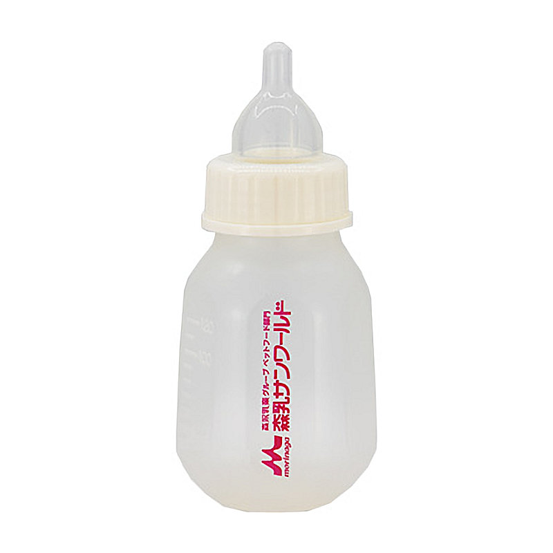 哺乳器 シリコン・ノーマル乳首(丸穴) 子犬・子猫用 120ml