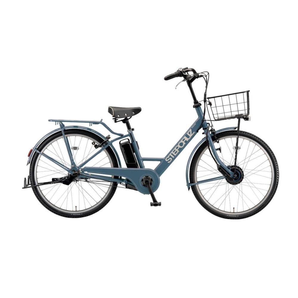 ブリヂストン　電動アシスト自転車　ステップクルーズｅ　２６インチ　ネイビーグレー　ＳＴ６Ｂ４５