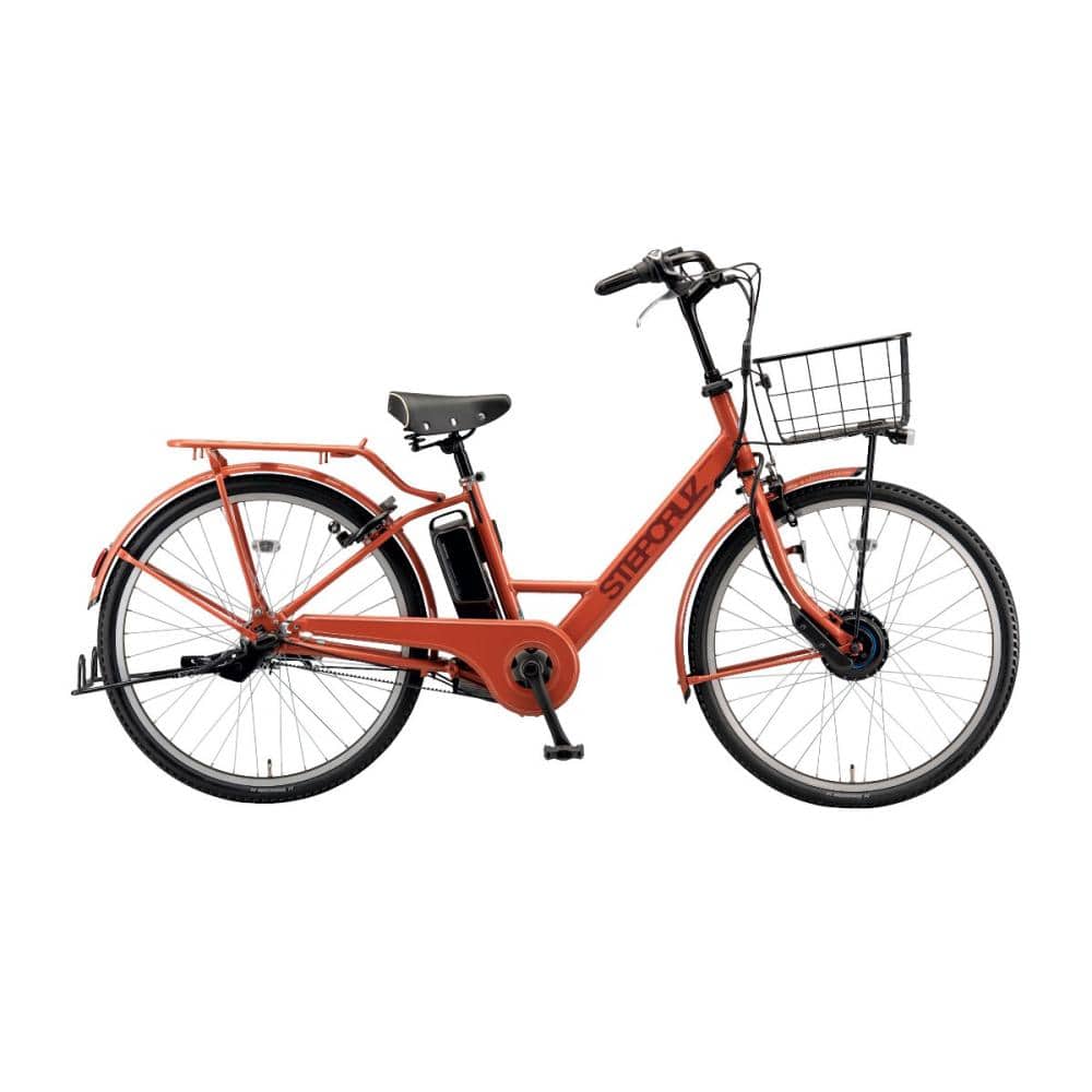 ブリヂストン　電動アシスト自転車　ステップクルーズｅ　２６インチ　アンバーオレンジ　ＳＴ６Ｂ４５