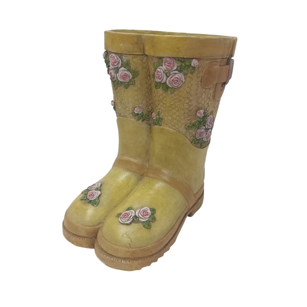 Ｂｒｅｅｚｙ　Ｇｒｅｅｎ　ガーデンオブジェ　ナガグツ　イエロー　ＹＥ