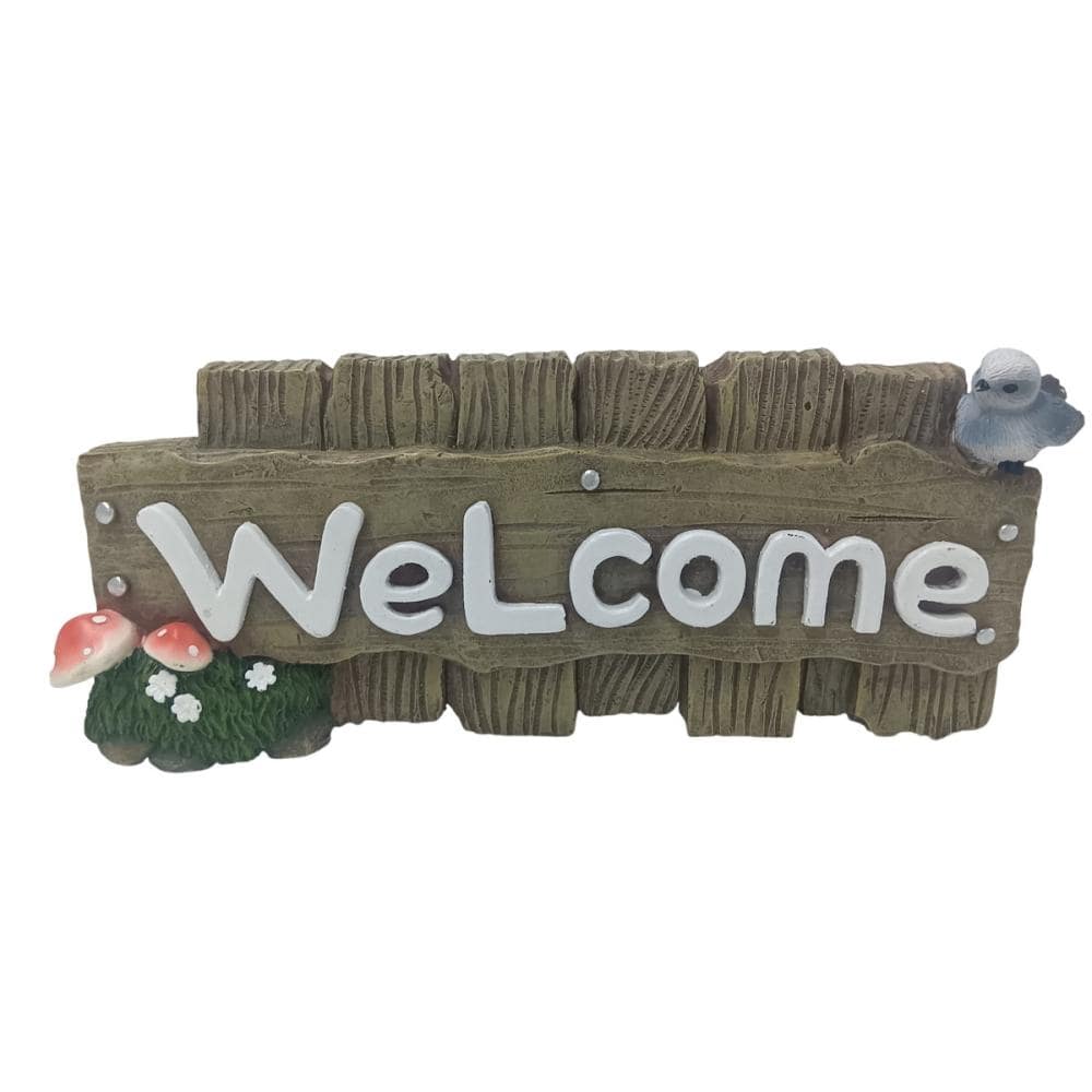 Ｂｒｅｅｚｙ　Ｇｒｅｅｎ　ガーデンオブジェ　ＷＥＬＣＯＭＥ　ボード　Ｓ