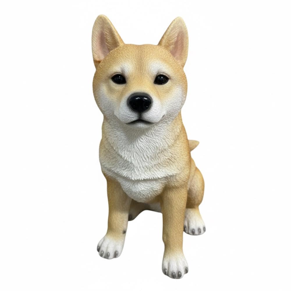 Ｂｒｅｅｚｙ　Ｇｒｅｅｎ　ガーデンオブジェ　シバイヌ　Ｌ