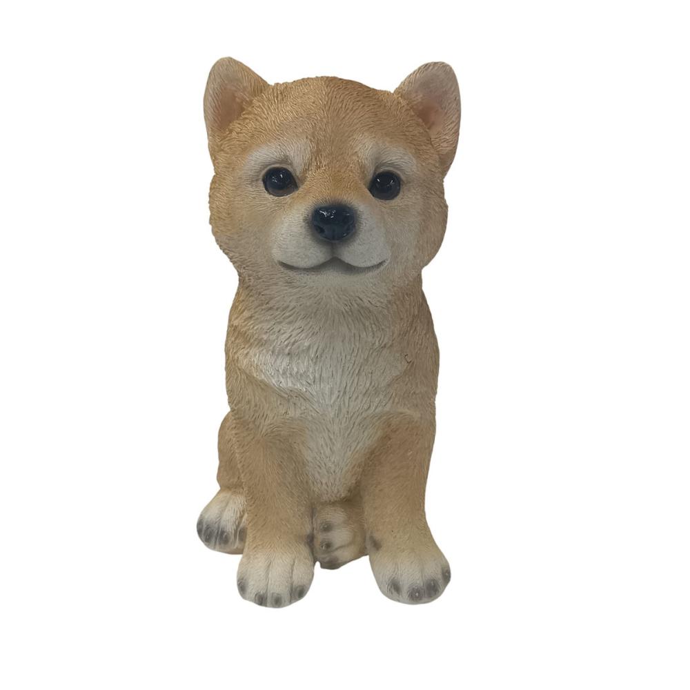 Ｂｒｅｅｚｙ　Ｇｒｅｅｎ　ガーデンオブジェ　シバイヌ　Ｓ