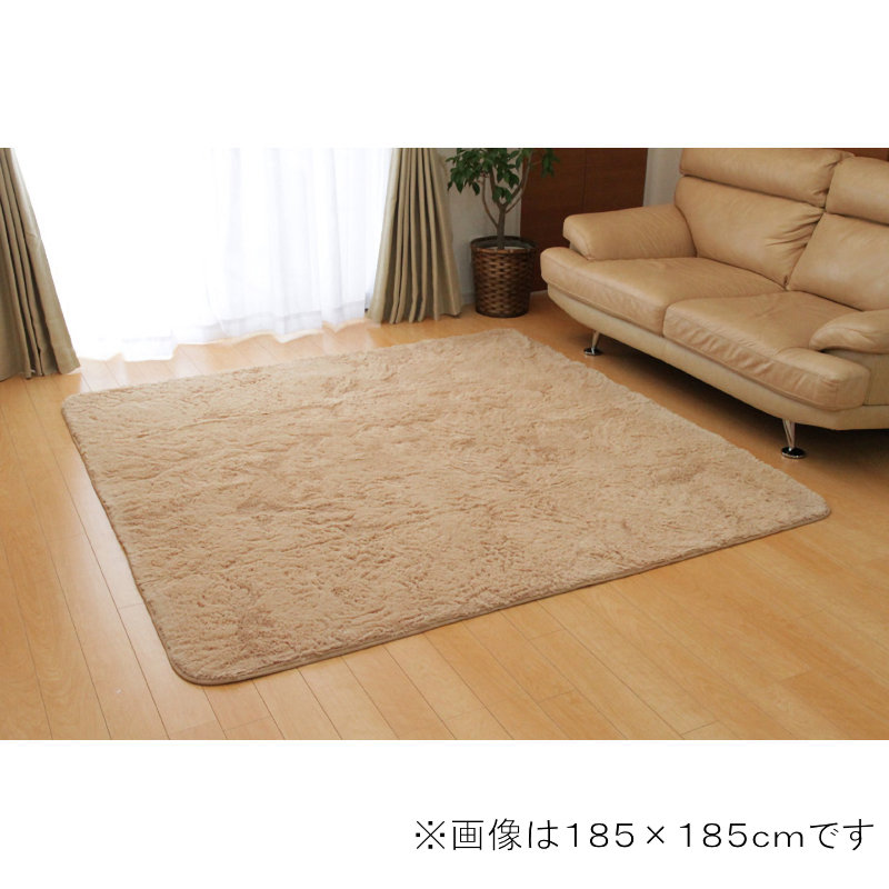 イケヒコ ラグ フィリップ ベージュ 200×250cm