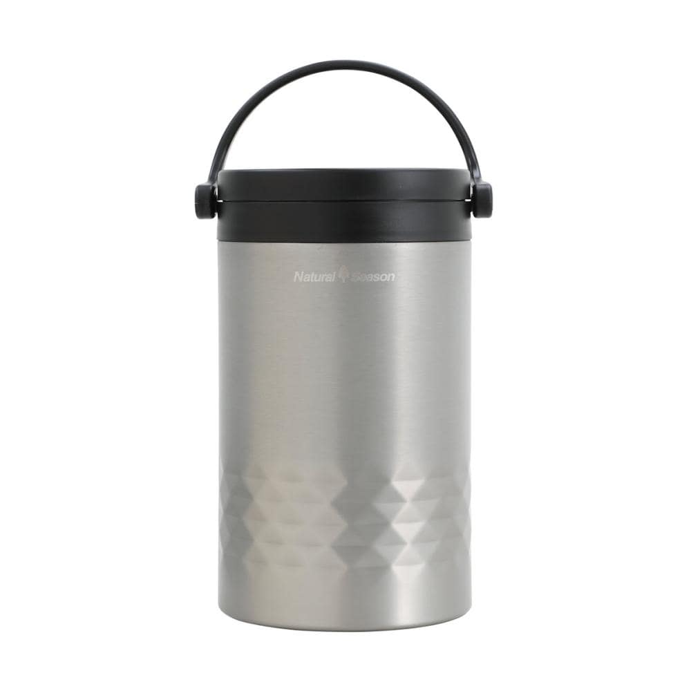 【予約商品】　ナチュラルシーズン　アウトドア　アイスストレージ　５．５Ｌ　メタルクリア　【注文期限：２／２８】