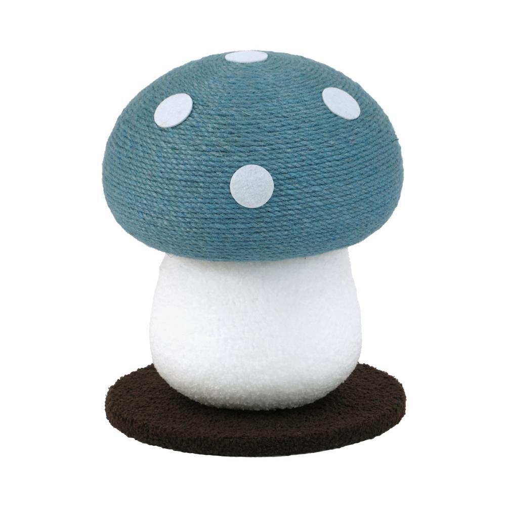 Ｐｅｔａｍｉ　猫の爪とぎ　キノコ　ブルー