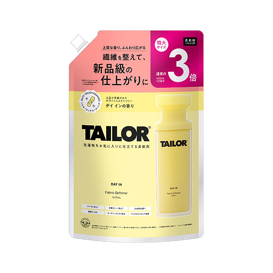 ｂｒｉｄｇｅ　ＴＡＩＬＯＲ　柔軟剤　ＤＡＹ　ＩＮ　詰め替え用　３倍　１２７５ｍＬ