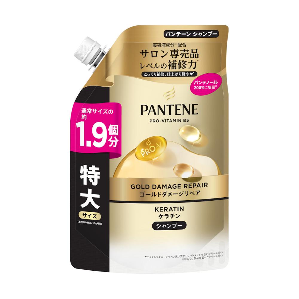 Ｐ＆Ｇ　パンテーン　ゴールドダメージリペアシャンプー　詰め替え用　特大　５００ｇ