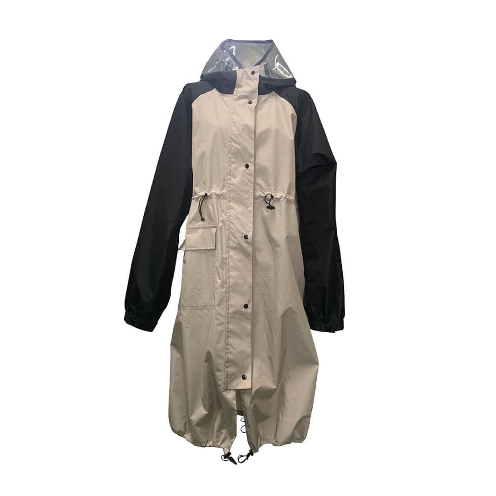 カバーズラバーズ　レインコート　高性能透湿防水　ベージュ