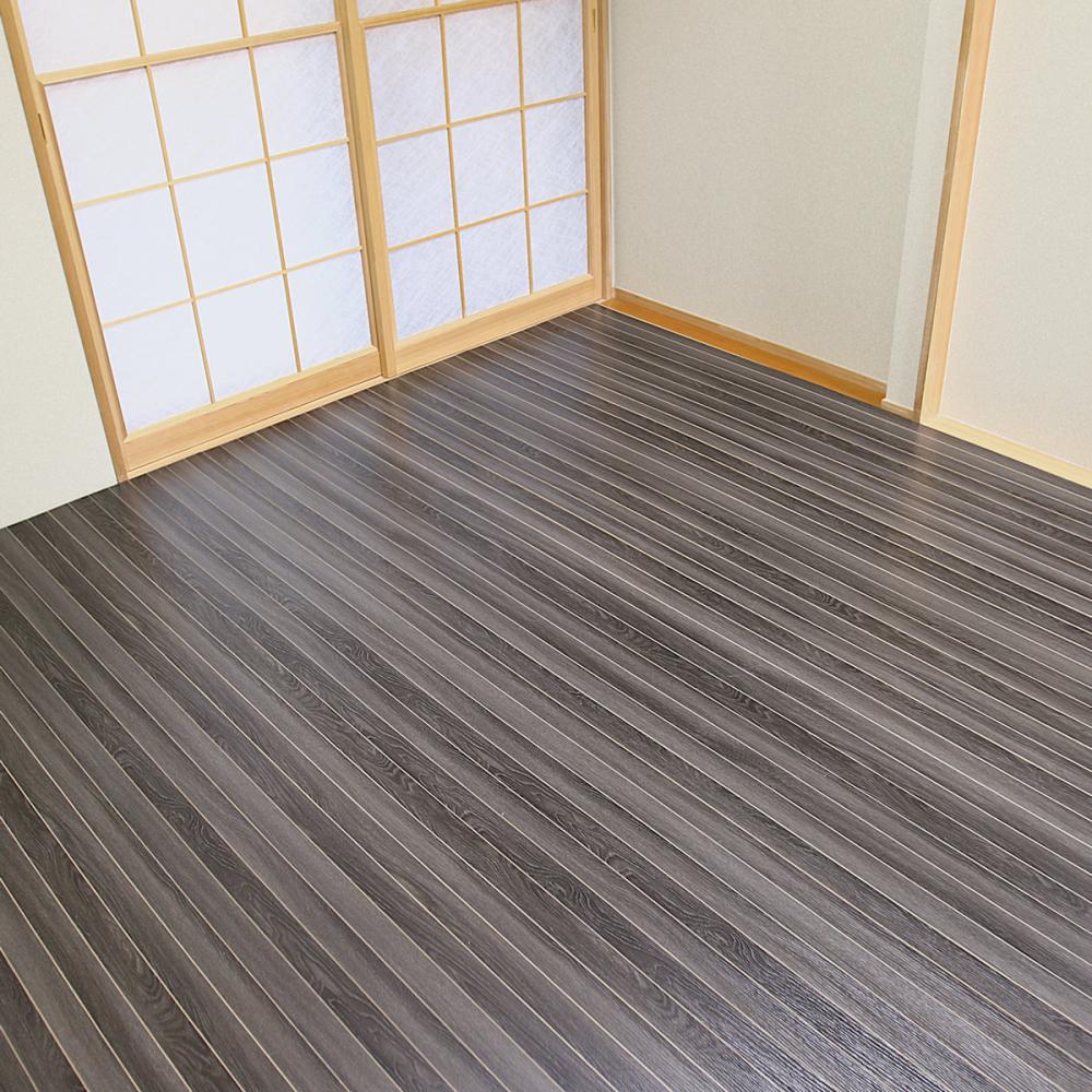 ウッドカーペット ウッディ 江戸間6畳 260×350cm ブラック の