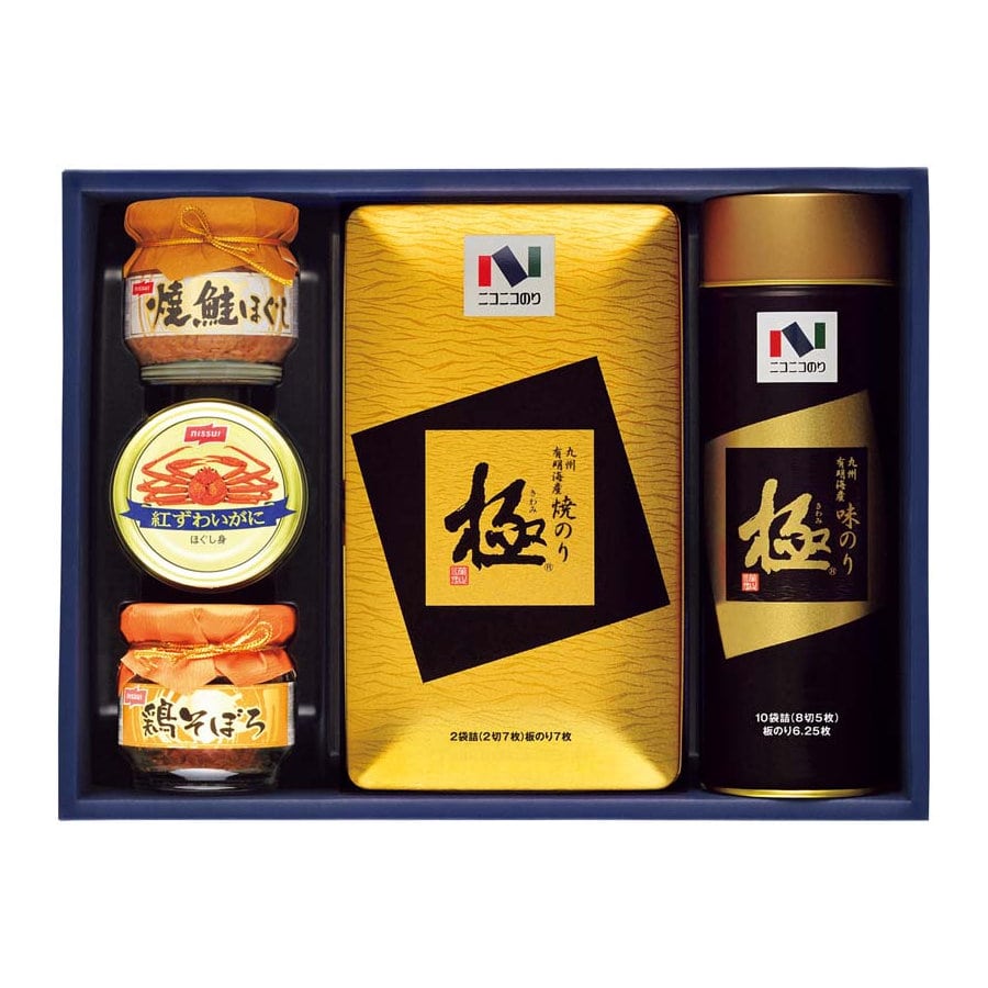 【２５年お歳暮】極のり・缶詰・瓶詰詰合せ　ＭＢ－４０Ｒ【注文期限１２月１４日】