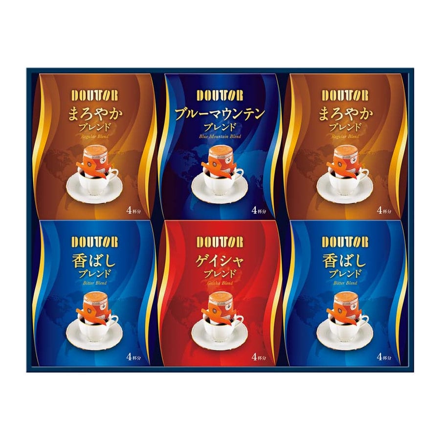 【２５年お歳暮】ドトール　ドリップコーヒーアソートギフト　ＤＤＡ－３０Ｒ【注文期限１２月１４日】