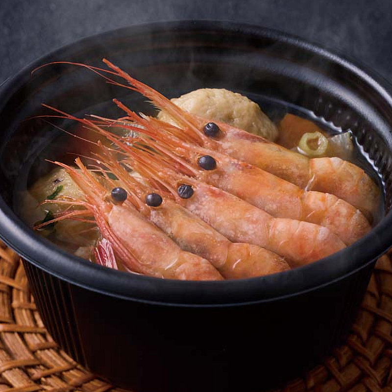 【25年お歳暮】北海道牛すき焼き鍋と甘えび汁鍋 KNB2-BC【注文期限12月14日】