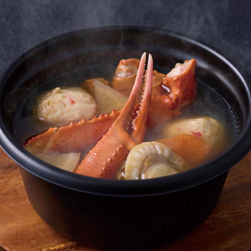 【２５年お歳暮】北海道牛すき焼き鍋とかに鍋　ＫＮＢ２－ＢＢ【注文期限１２月１４日】