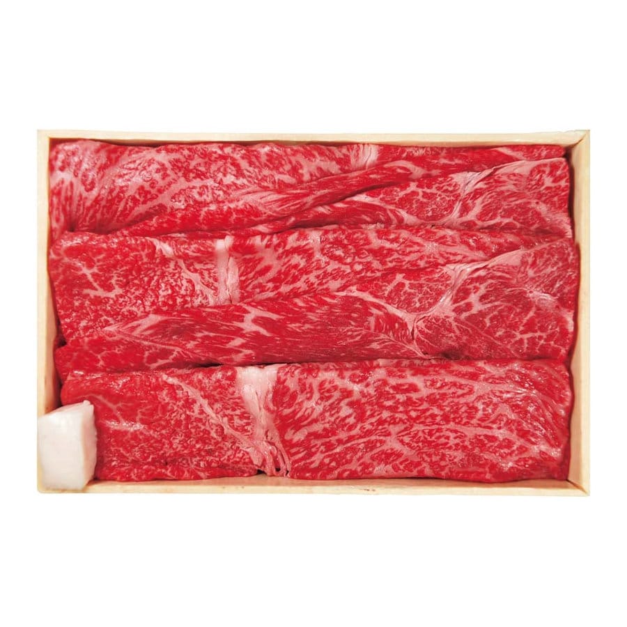 【２５年お歳暮】京都「モリタ屋」黒毛和牛　すき焼き用　ＭＳ－３５０【注文期限１２月１４日】