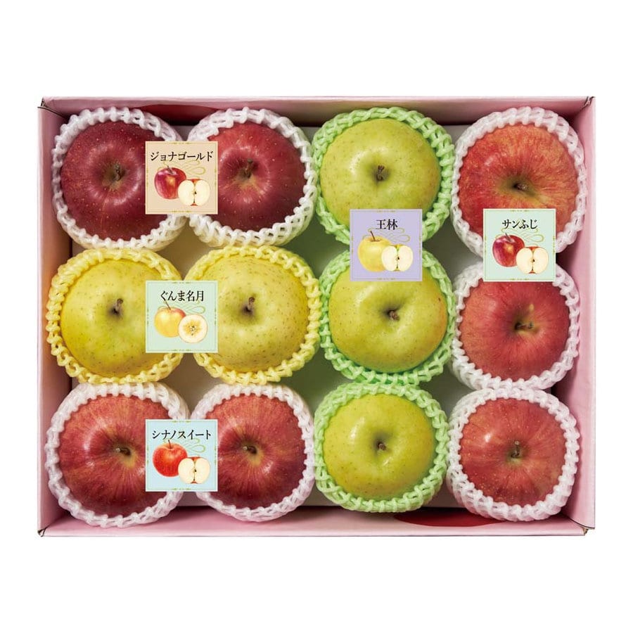 【２５年お歳暮】りんご５種食べ比べ　Ｙ１２－３Ｂ【注文期限１２月１３日】