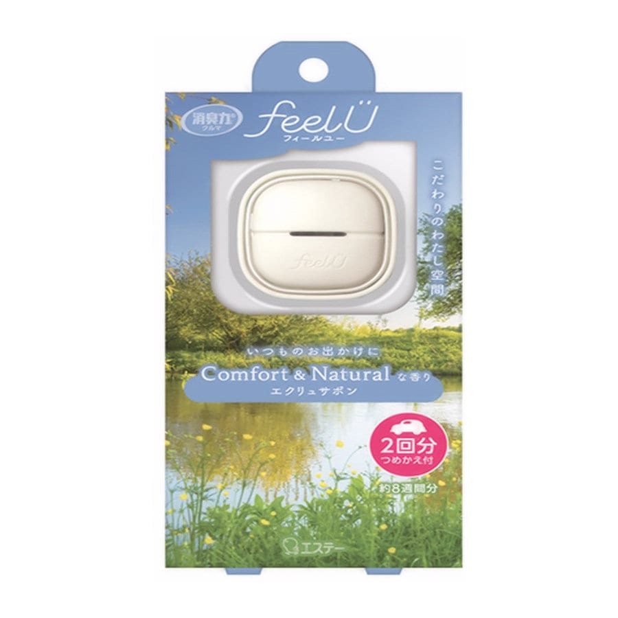 エステー　消臭力　クルマ用　ｆｅｅｌＵ　クリップ　エクリュサボン