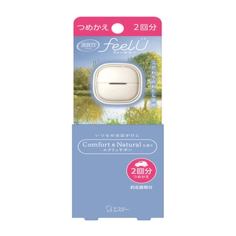 エステー　消臭力　クルマ用　ｆｅｅｌＵ　詰替　エクリュサボン