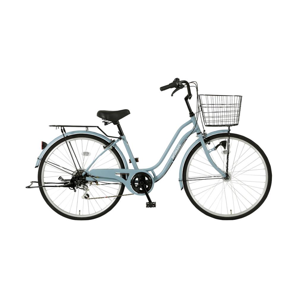 武田産業　軽快車　パンクしにくい　プリモビ　２６インチ　マットクールブルー