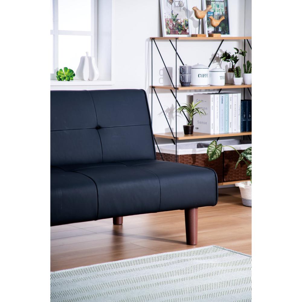 アテーナライフ ソファベッド ペルファボーレ 3人掛け レザー調