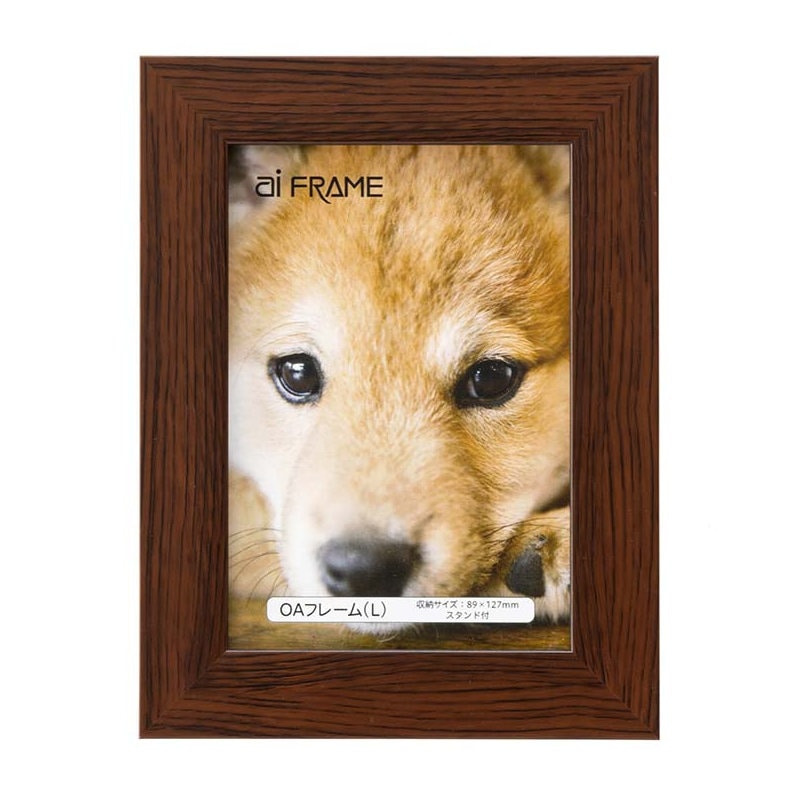 イワタ　ＯＡフレームＬ判　ブラウン　ＪＯＡ－Ｌ―ＢＲ