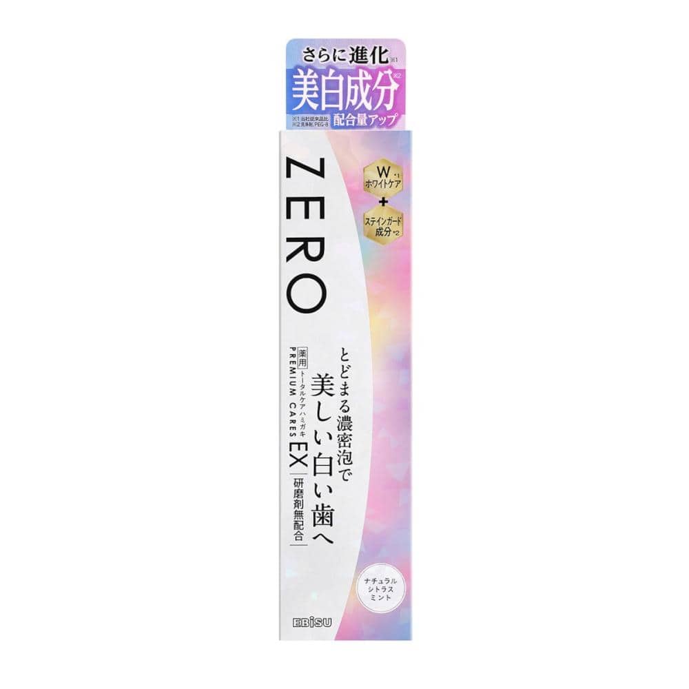 エビス　ゼロプレミアムケアズＥＸハミガキ　ナチュラルシトラスミント　　９０ｇ
