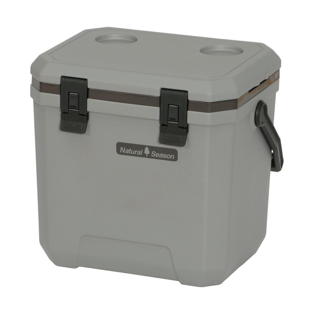 【予約商品】　ナチュラルシーズン　真空パネル　クーラーボックス　グレー　２２Ｌ　【注文期限：２／２８】