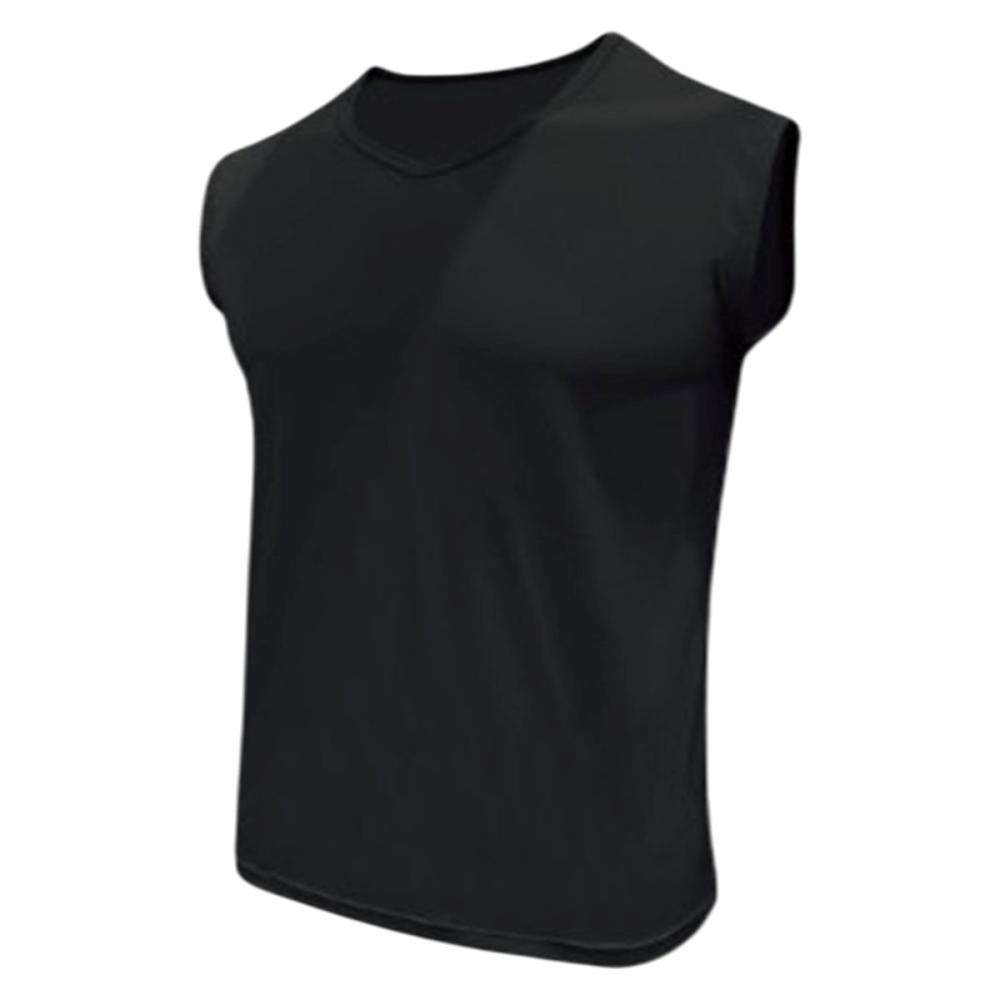 ＳＯＬＶＩＣ（ソルビック）　７クール冷感　ナイロンノースリーブ　ブラック　Ｌ