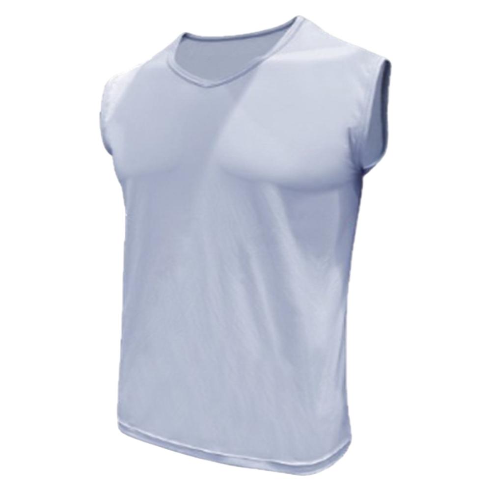 ＳＯＬＶＩＣ（ソルビック）　７クール冷感　ナイロンノースリーブ　ライトグレー　Ｍ