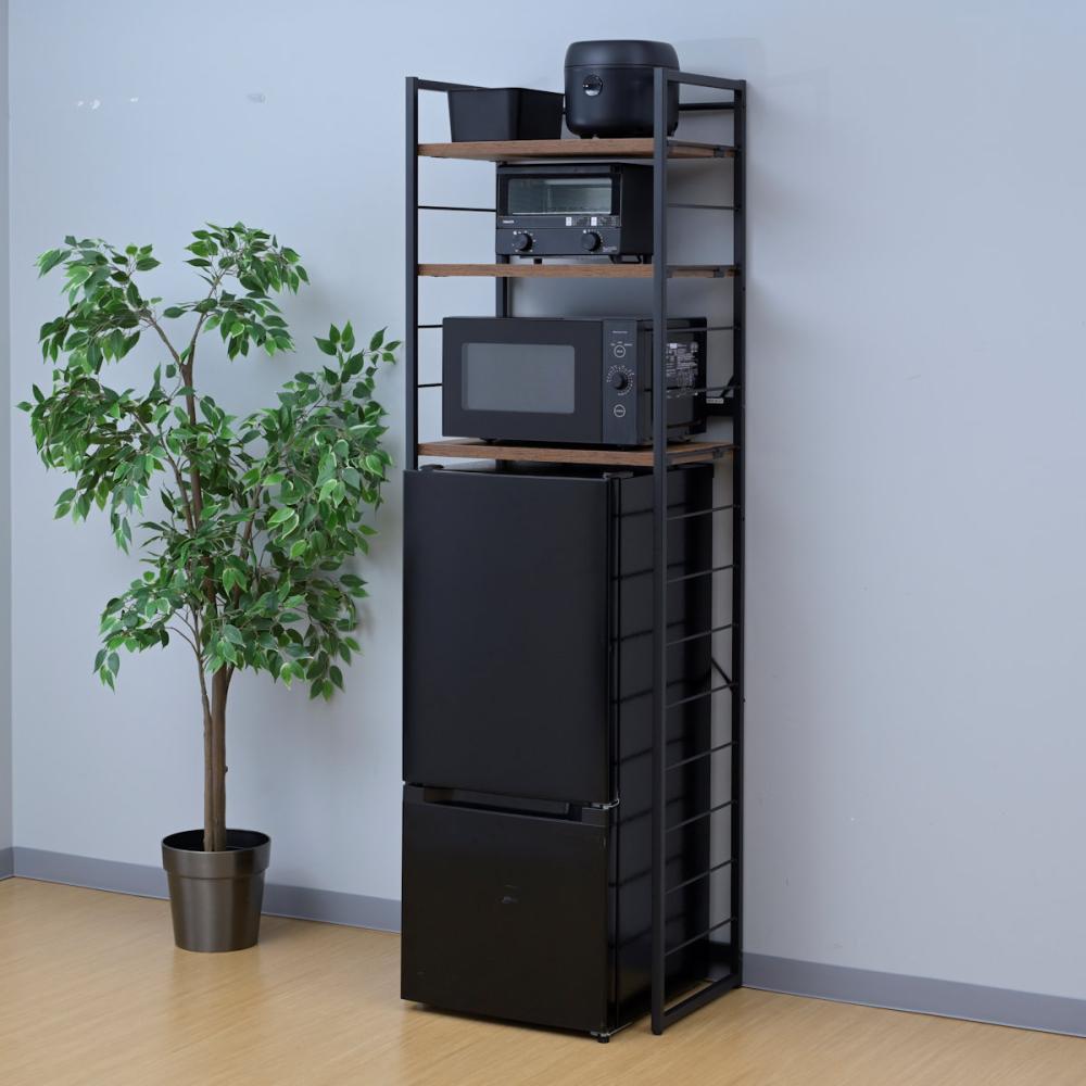 ＹＡＭＡＺＥＮ（山善）　冷蔵庫上ラック　スリム　ＭＥＳ－１９６０３Ｒ